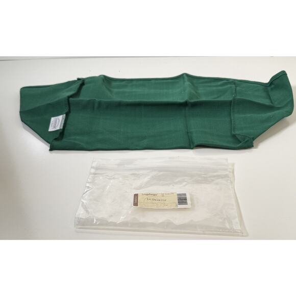 Longaberger New Large Desk Fabric Basket Liner, Ivy, 81-01 - Picture 1 of 8